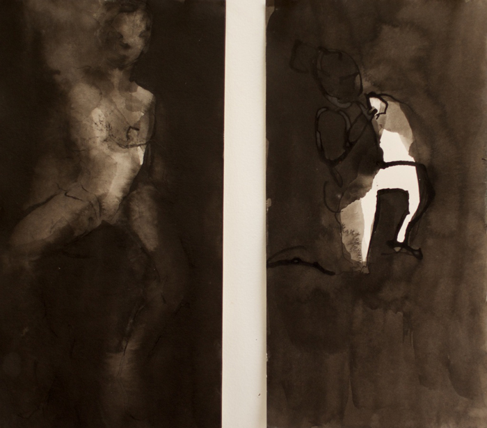 dark ink "two images"